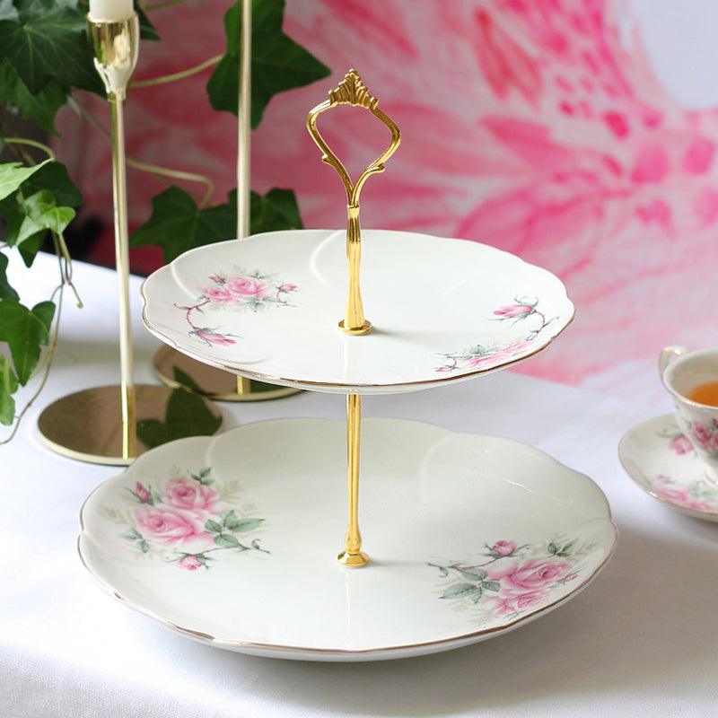 Pink Flower Ceramic Tea Set|European Ceramic Coffee Set|Teapot Tea Set - Teas Story