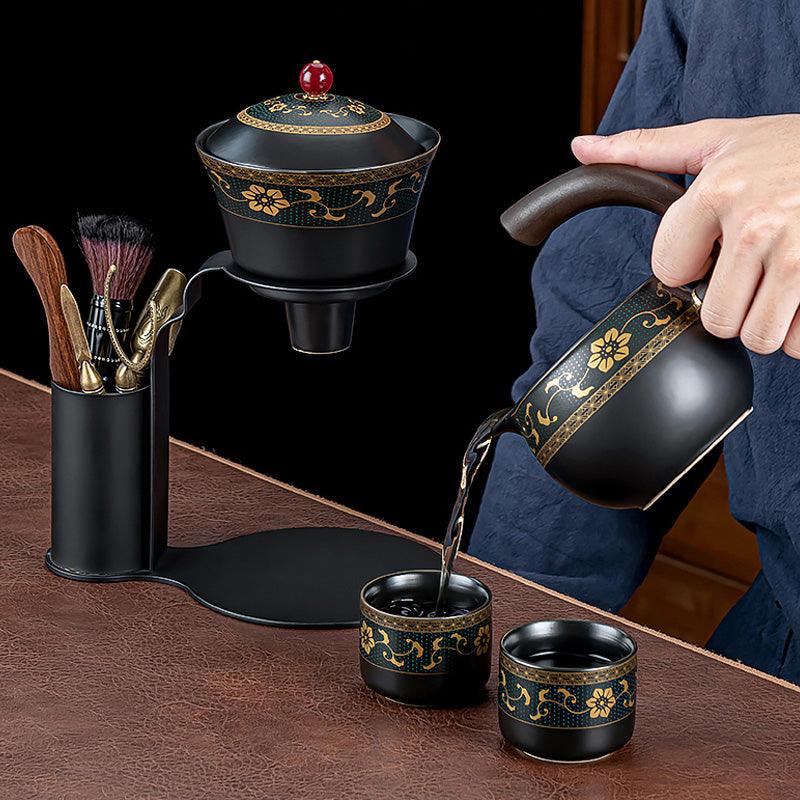 Ceramic Tea Set | Teapot Cup | Retro Tea Set | Automatic Tea Maker
