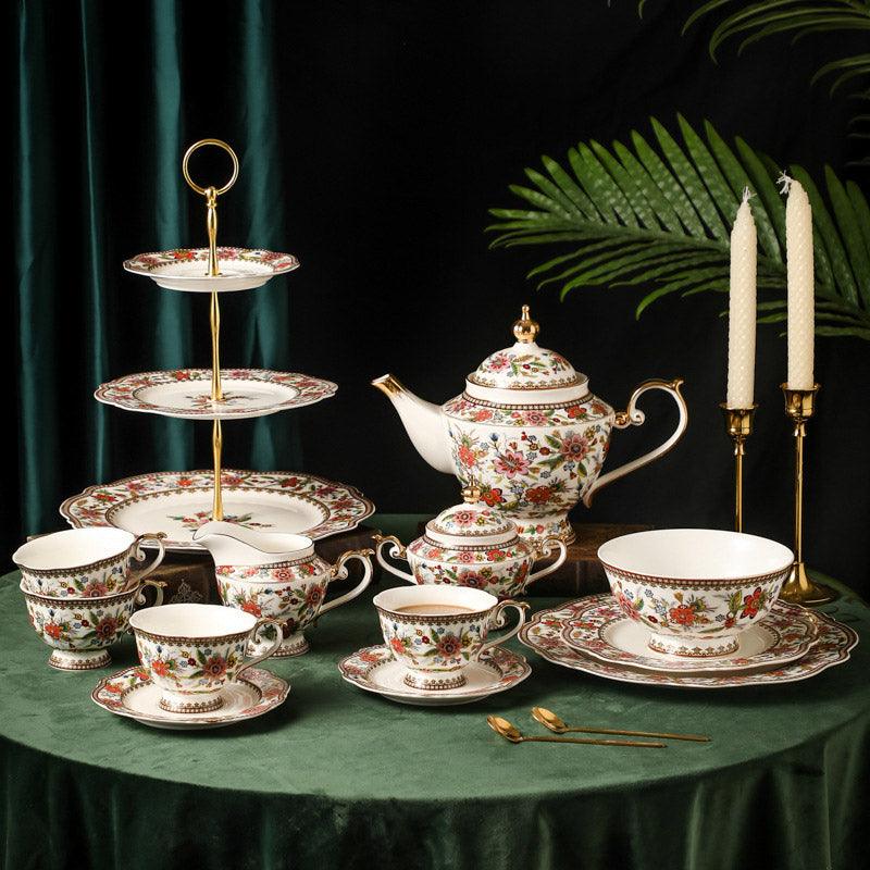 French Ceramic Coffee Set | Afternoon Tea Set | Ceramic Tea Set - Teas Story
