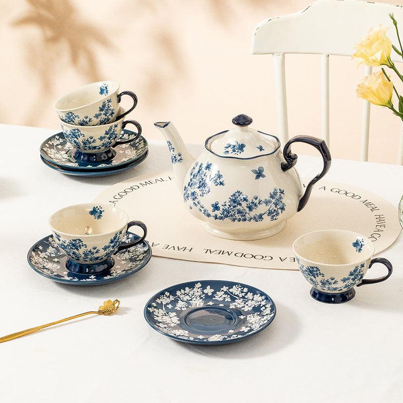 Vintage Ceramic Tea Set |Afternoon Tea Set |Teapot Cup Set |Coffee Set - Teas Story