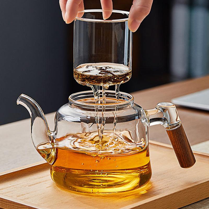 Tea and water separation kettle | Japanese tea brewing device |