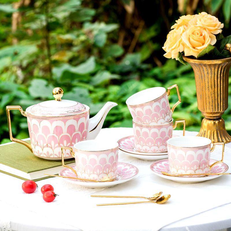 European Ceramic Tea Set | Ceramic Coffee Set | Afternoon Tea Set - Teas Story