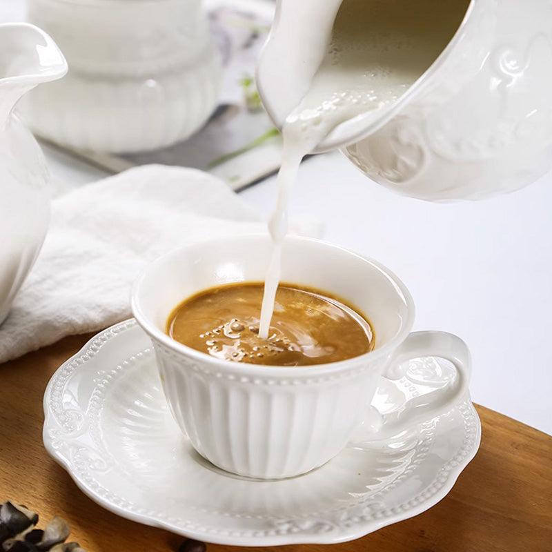 Afternoon tea set|Palace retro teapot|Small milk pot|Sugar bowl