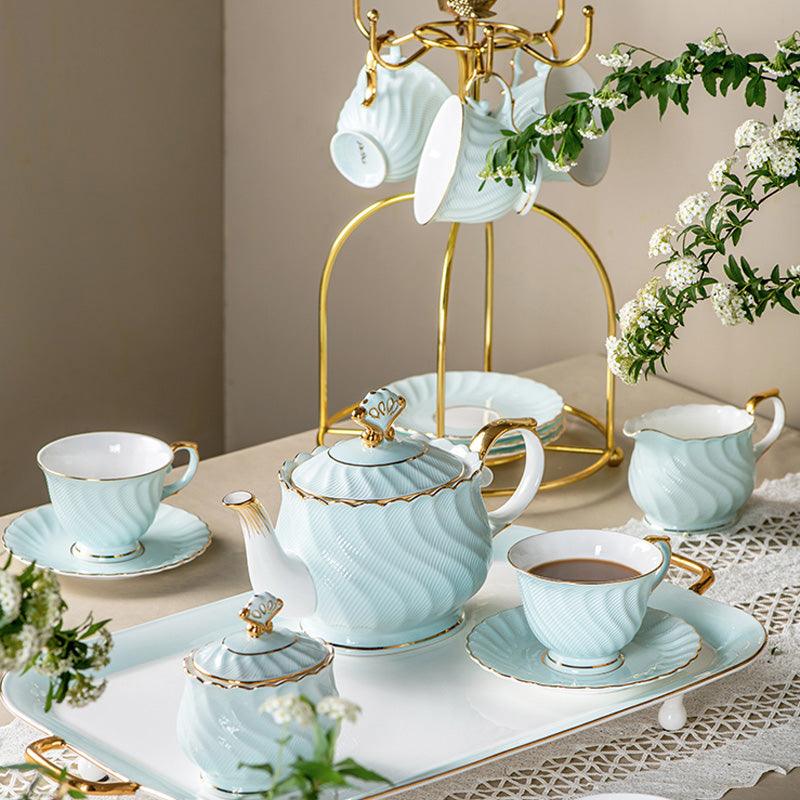Light Luxury Ceramic Coffee Set | Afternoon Tea Set |Flower Teapot Set
