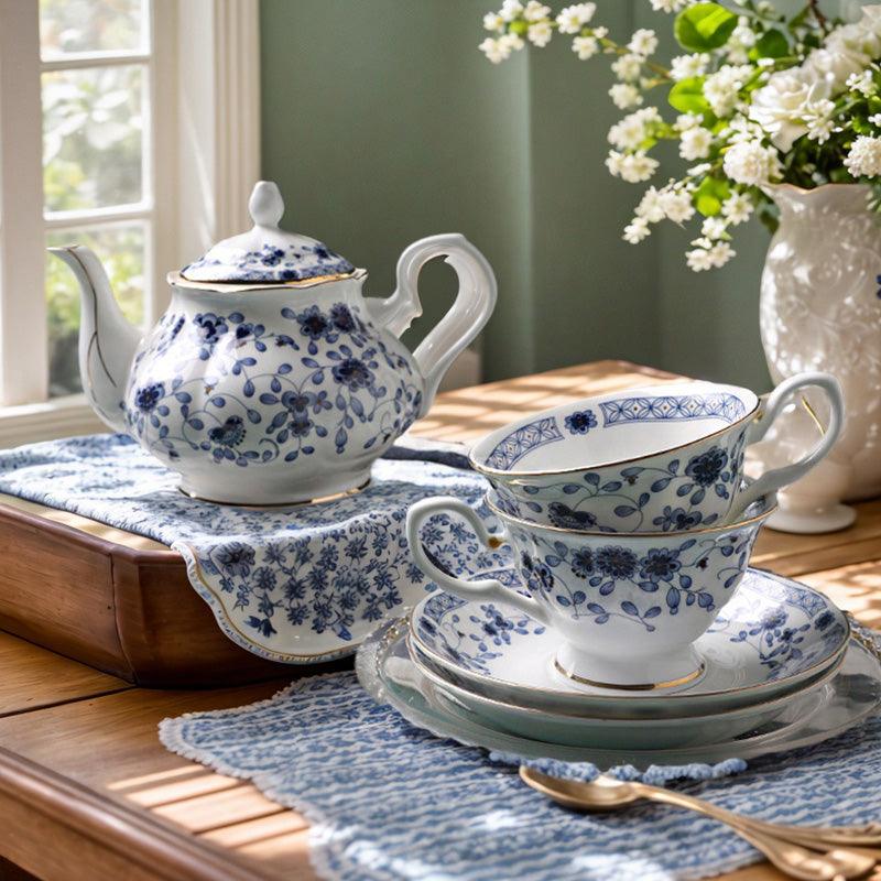 Bone china coffee set | holiday gifts | afternoon tea set