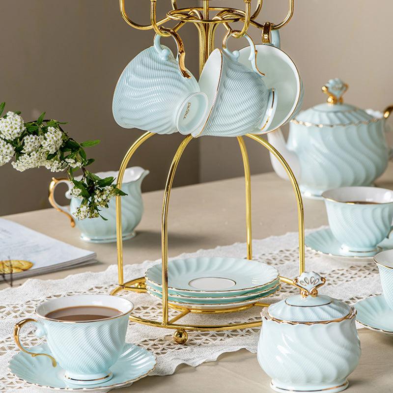 Light Luxury Ceramic Coffee Set | Afternoon Tea Set |Flower Teapot Set