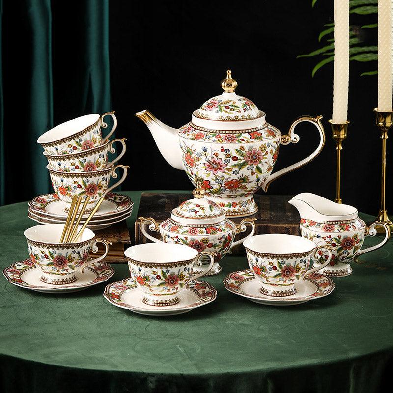 French Ceramic Coffee Set | Afternoon Tea Set | Ceramic Tea Set - Teas Story