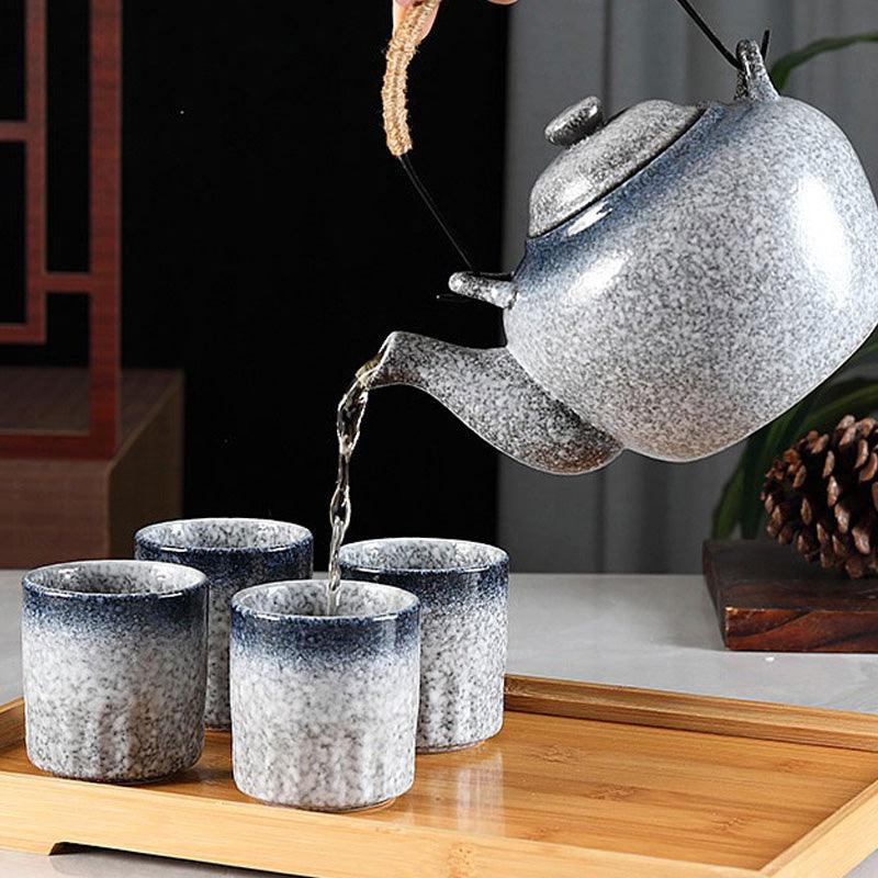 Vintage Ceramic Tea Set | Japanese Tea Set | Teapot With Infuser - Teas Story