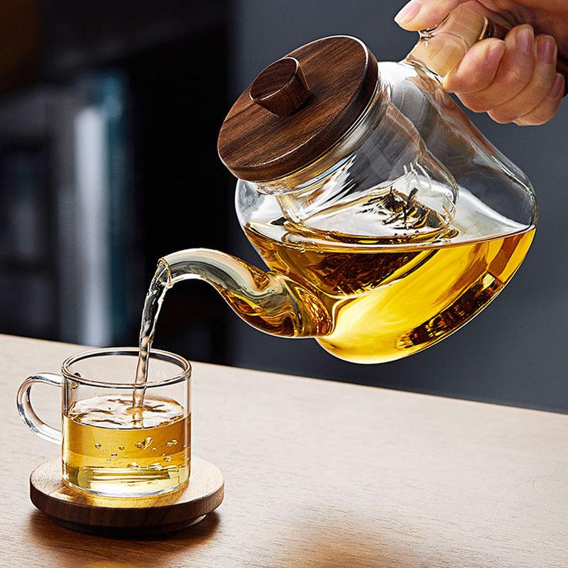 Tea and water separation kettle | Japanese tea brewing device |