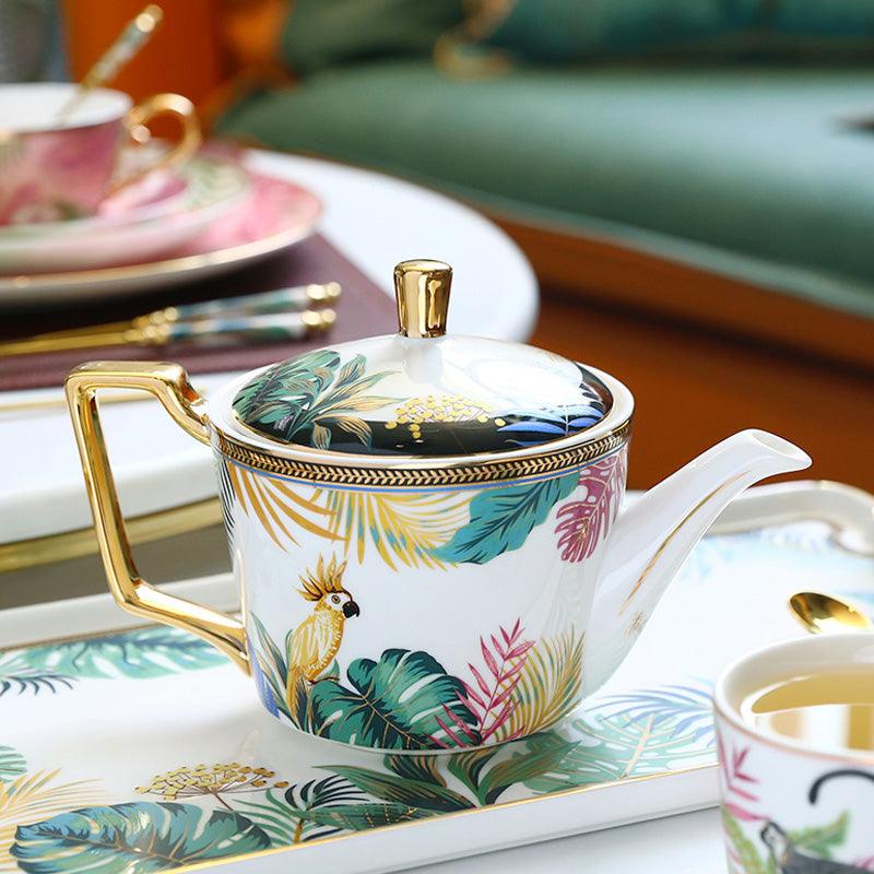 Forest Ceramic Tea Set | Tea Party Ttea Set |Ceramic Coffee Set|Teapot - Teas Story