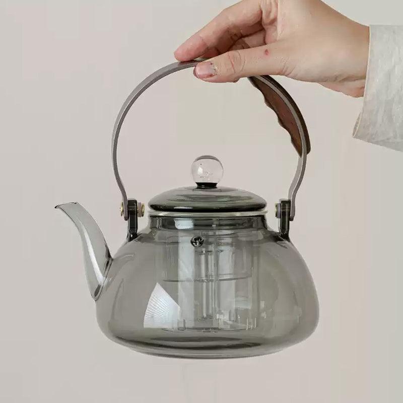 Stovetop Teapot | Walnut Electric Ceramic Stove Teapot