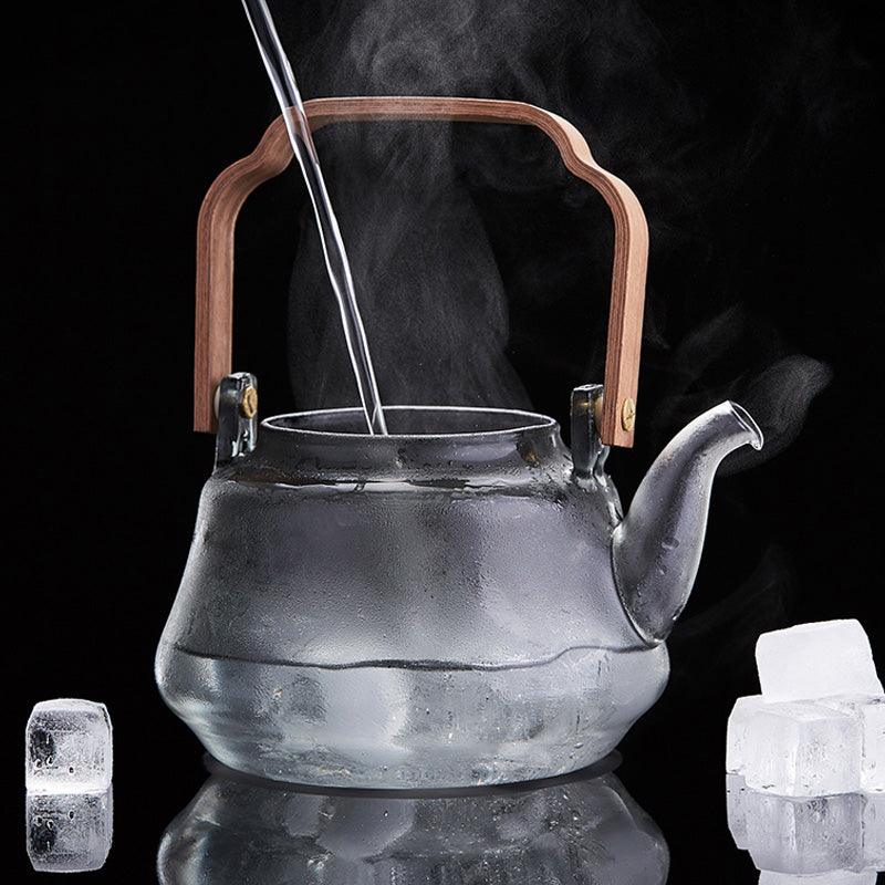 Glass Teapot | Steaming And Boiling Dual-Purpose Teapot | Retro teapot - Teas Story