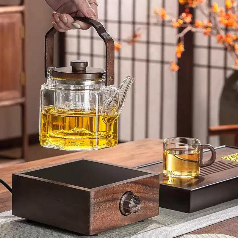 Glass teapot | electric ceramic stove tea maker - Teas Story