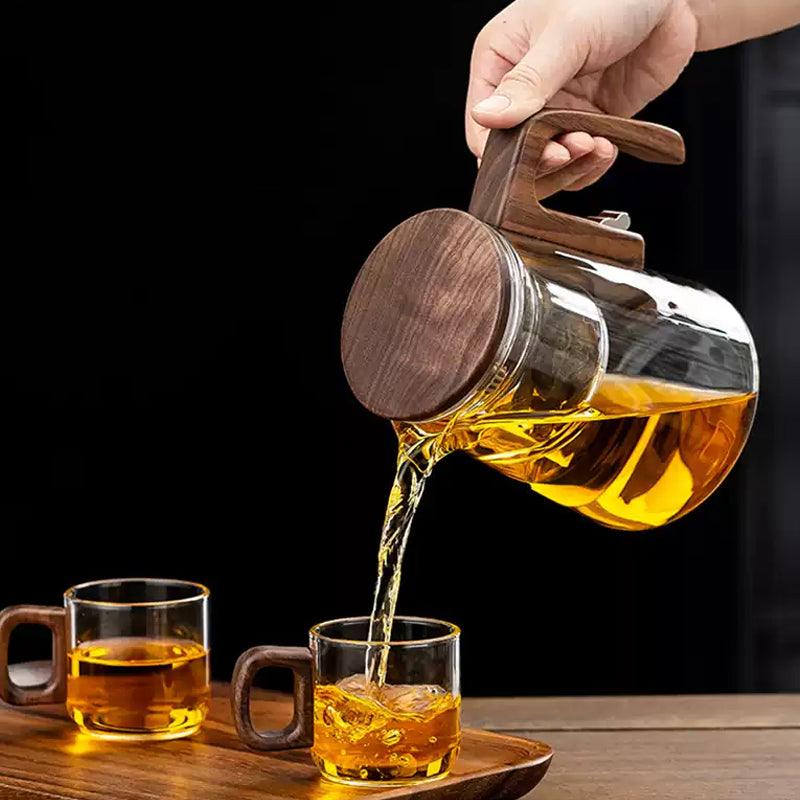 Magnetic Piaoyi Cup Teapot | One-button Teapot - Teas Story
