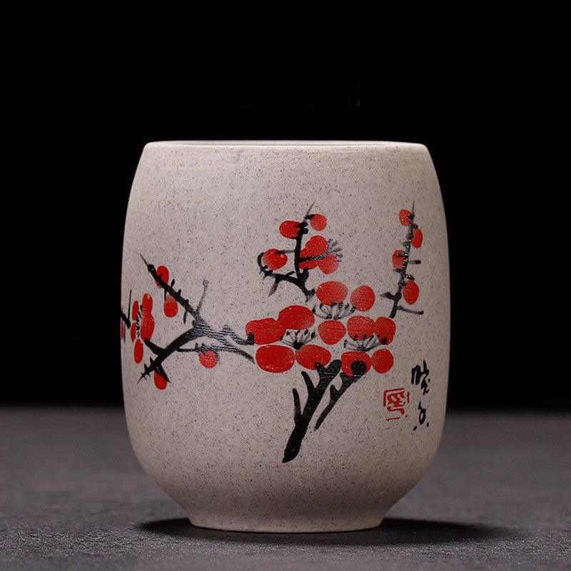 Bird Ceramic Tea Set | Retro Tea Set | Teapot Cup | Japanese Tea Set
