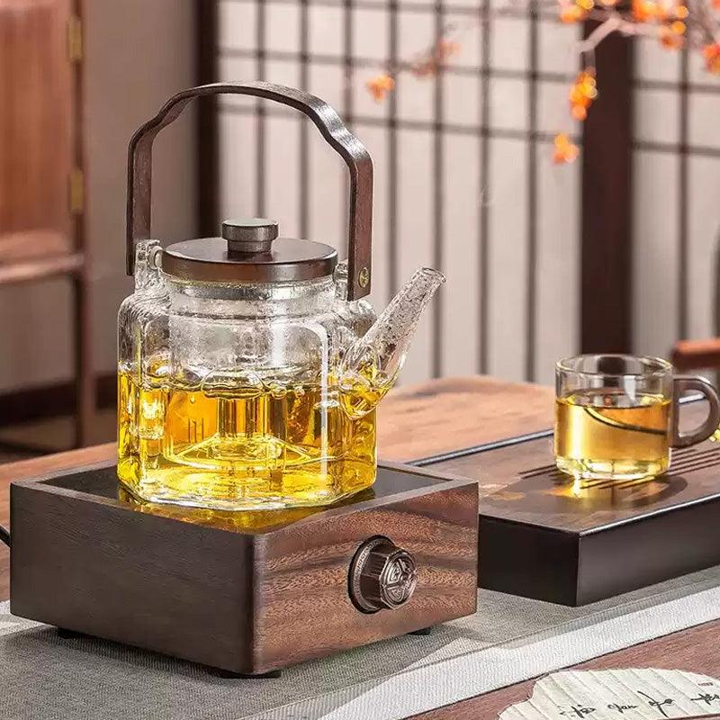 Glass teapot | electric ceramic stove tea maker - Teas Story