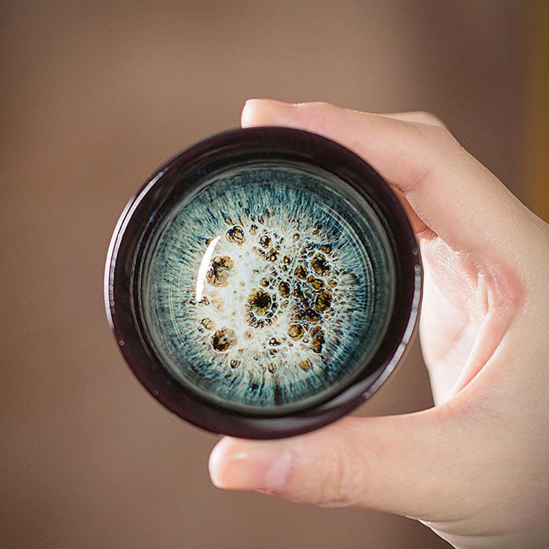 Retro kiln-changed ceramic Pixiu rotating tea maker anti-scald tea set - Teas Story