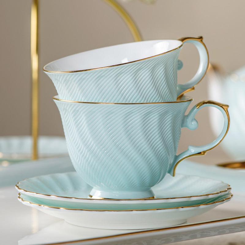 Light Luxury Ceramic Coffee Set | Afternoon Tea Set |Flower Teapot Set