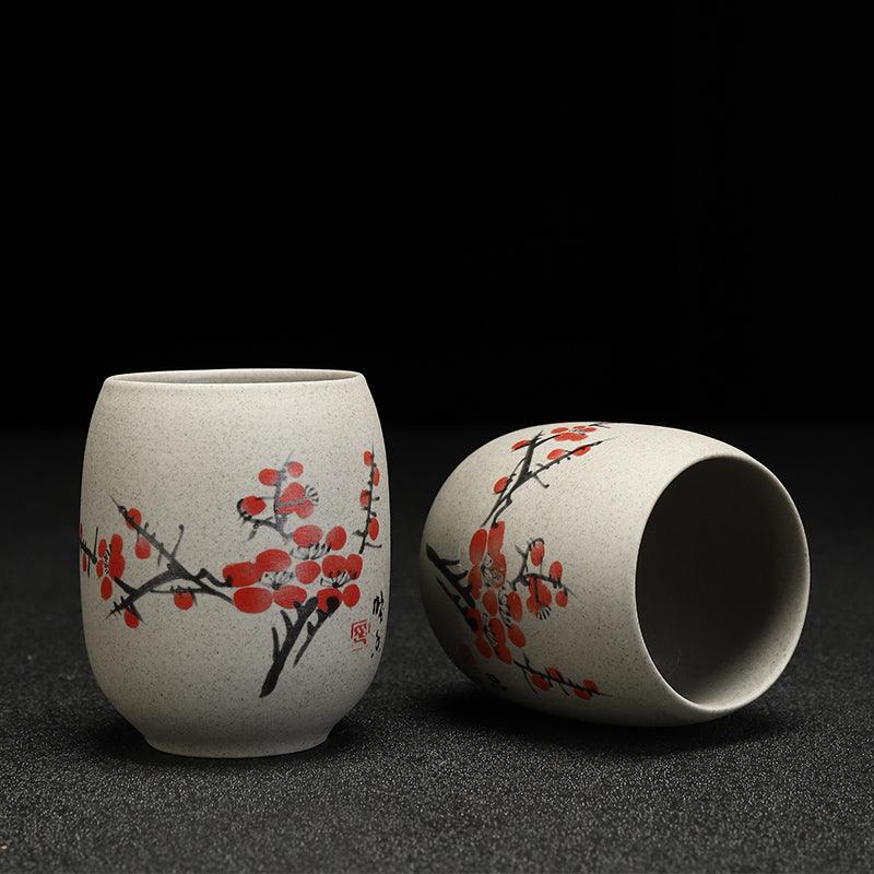 Bird Ceramic Tea Set | Retro Tea Set | Teapot Cup | Japanese Tea Set