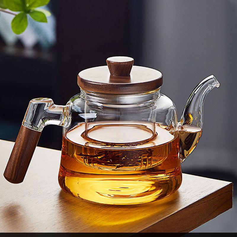 Tea and water separation kettle | Japanese tea brewing device |