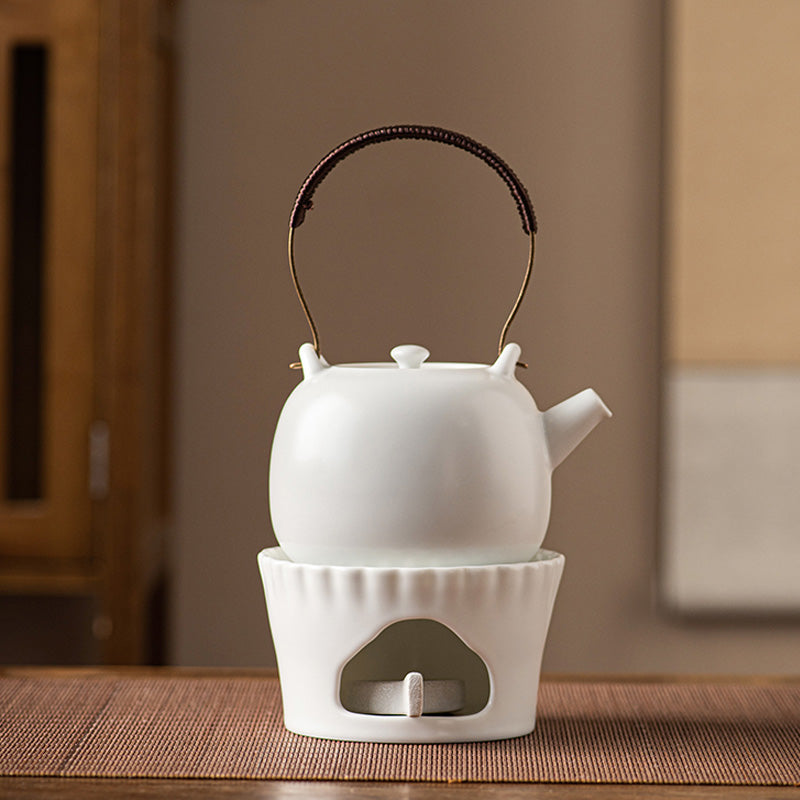 Retro Ceramic Tea Set |Tea Warmer Teapot |Japanese Tea Set |Teapot Set