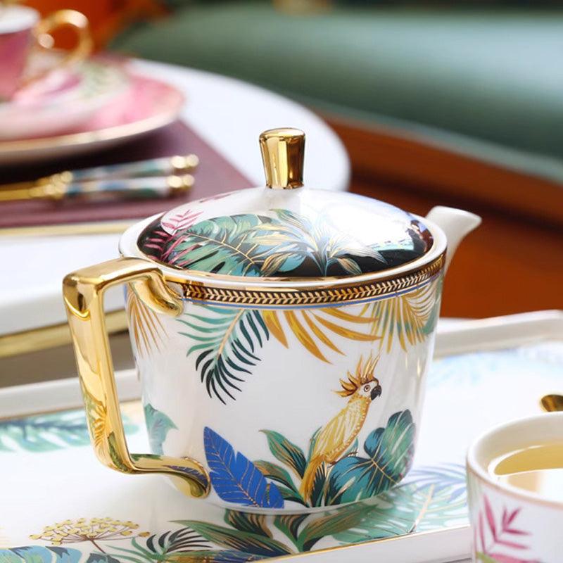 Forest Ceramic Tea Set | Tea Party Ttea Set |Ceramic Coffee Set|Teapot - Teas Story
