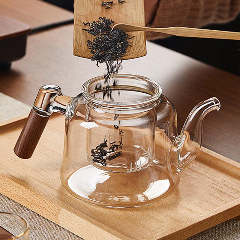 Tea and water separation kettle | Japanese tea brewing device |