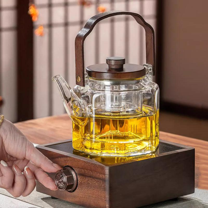 Glass teapot | electric ceramic stove tea maker - Teas Story