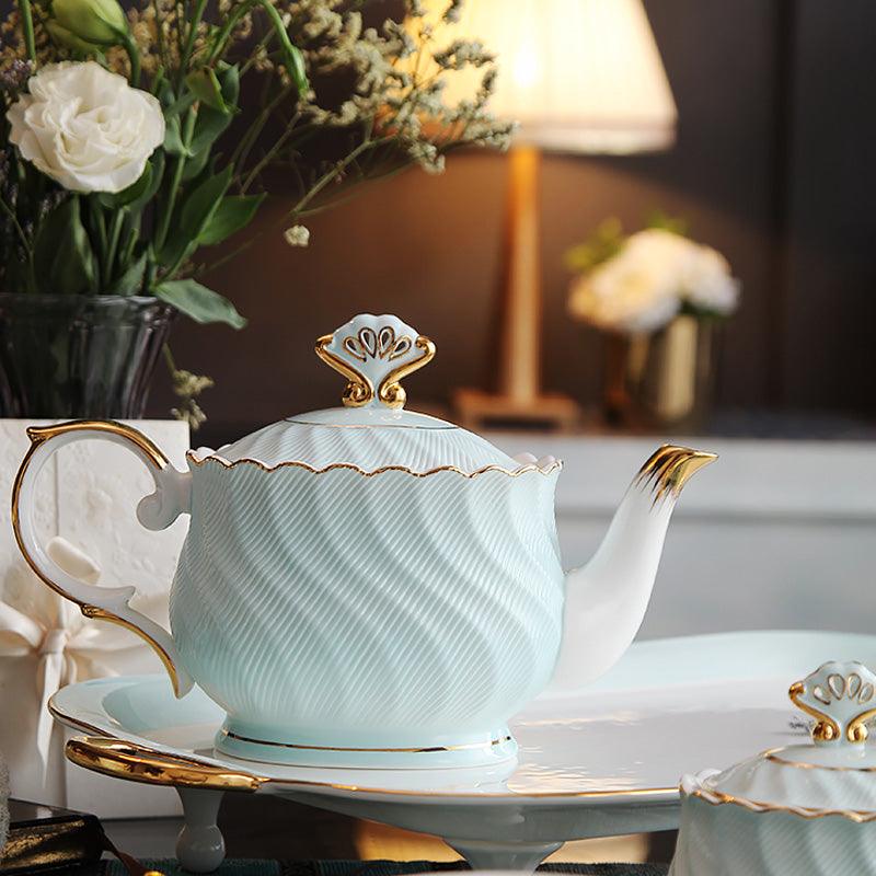 Light Luxury Ceramic Coffee Set | Afternoon Tea Set |Flower Teapot Set