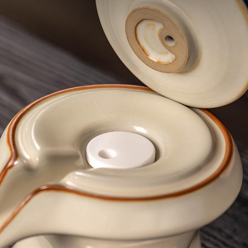 Ruyao automatic tea set | stone mill lazy tea brewing tool - Teas Story