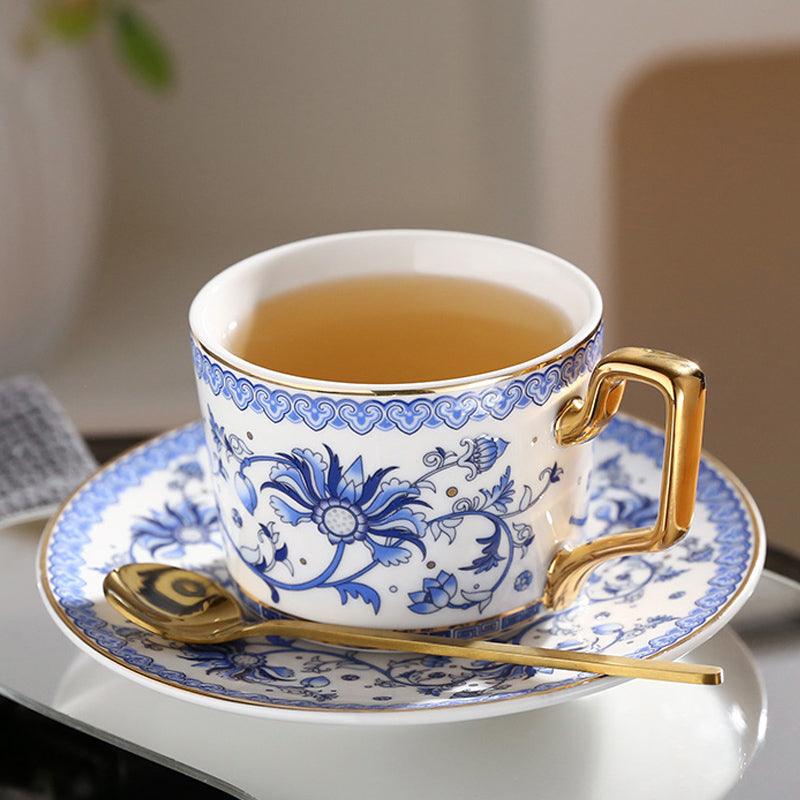 Blue White Porcelain Tea Set | Ceramic Coffee Set | Afternoon Tea Set - Teas Story
