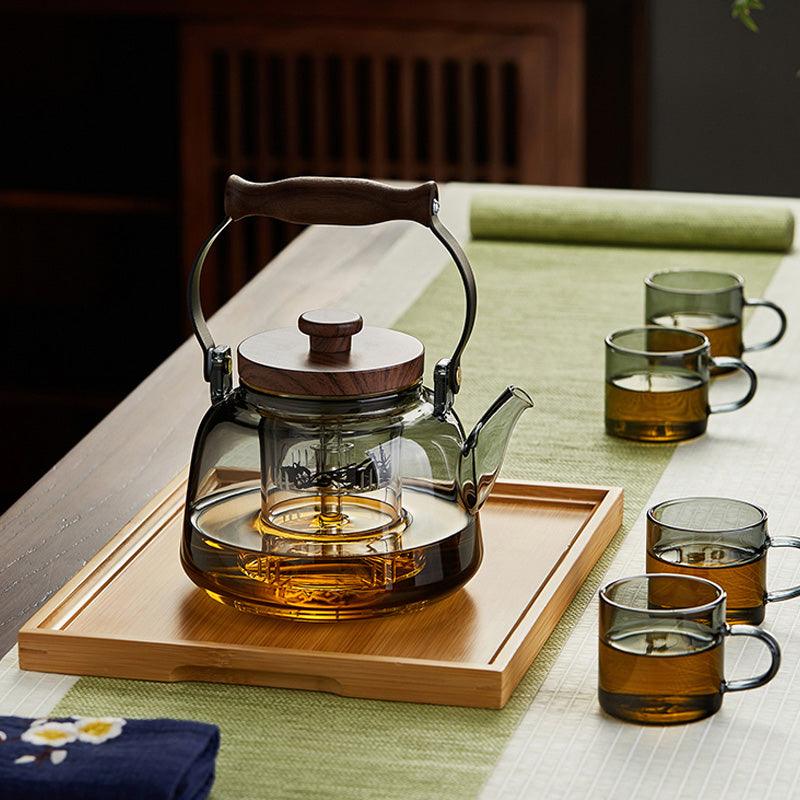 Heat-Resistant Glass Teapot | Kettle For Boiling Water Over Open Flame - Teas Story