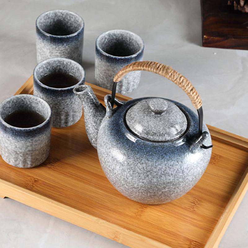 Vintage Ceramic Tea Set | Japanese Tea Set | Teapot With Infuser - Teas Story
