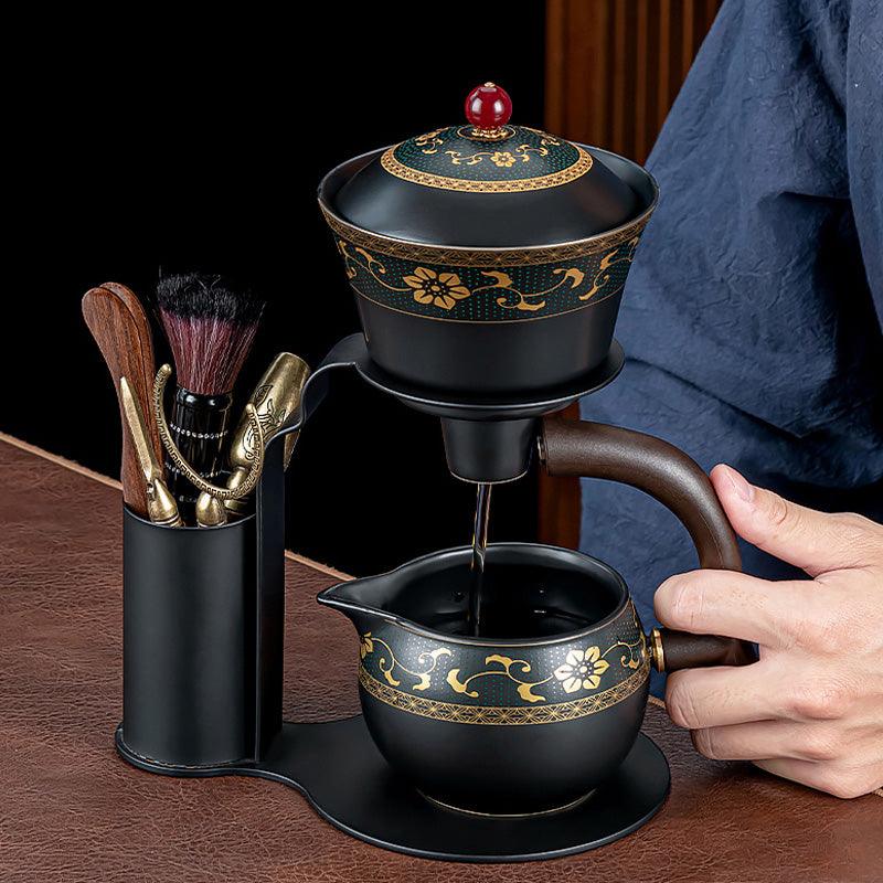 Ceramic Tea Set | Teapot Cup | Retro Tea Set | Automatic Tea Maker