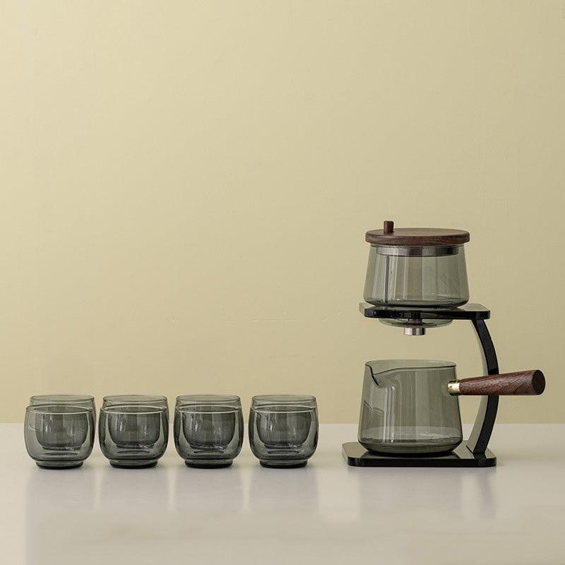 Push-type glass tea set | Kung Fu tea set tea maker | Teapot Tea Set - Teas Story