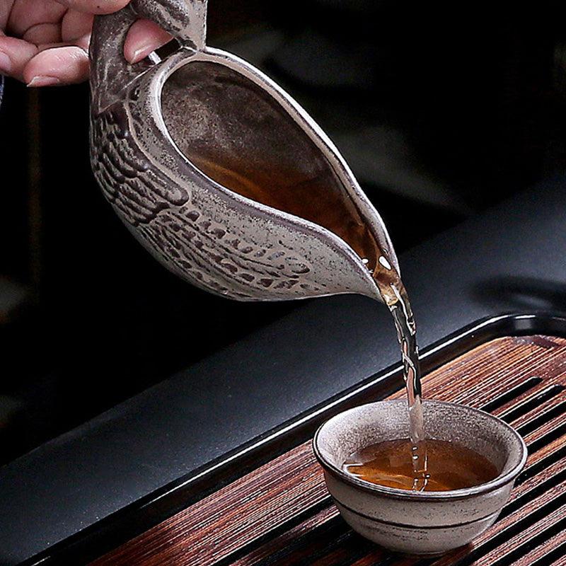 Purple sand relief Pixiu dragon Kung Fu tea brewing tool - Teas Story