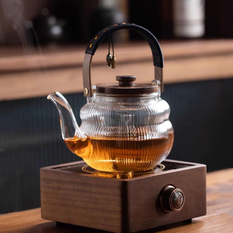 Gourd Glass Teapot, Electric Teapot, Tea And Water Separation Teapot - Teas Story