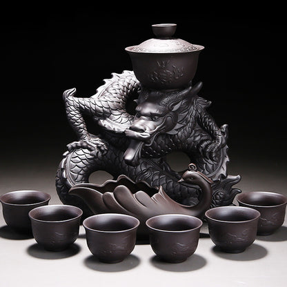 Legend of the Dragon - Royal Rotating Automatic Tea Set