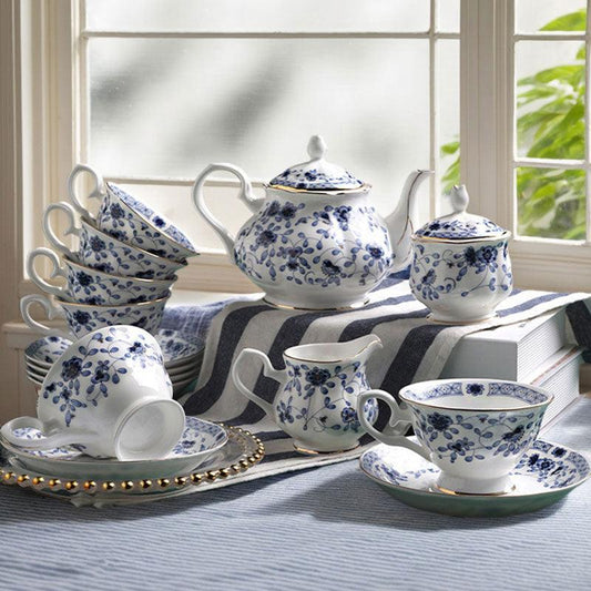 Bone china coffee set | holiday gifts | afternoon tea set