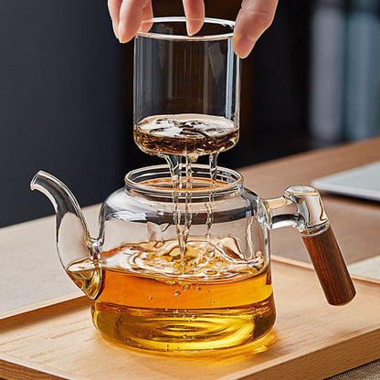 Tea and water separation kettle | Japanese tea brewing device |