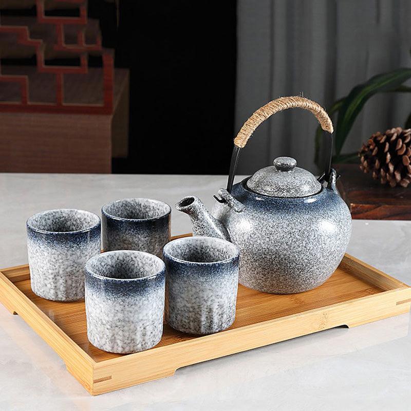 Vintage Ceramic Tea Set | Japanese Tea Set | Teapot With Infuser - Teas Story