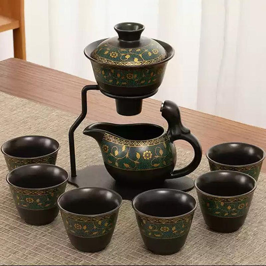 Ceramic Tea Set | Automatic Tea Set | Kung Fu Tea Set | Tea Set Gifts