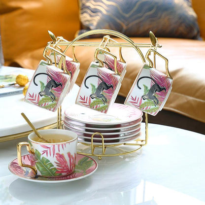 Forest Ceramic Tea Set | Tea Party Ttea Set |Ceramic Coffee Set|Teapot - Teas Story
