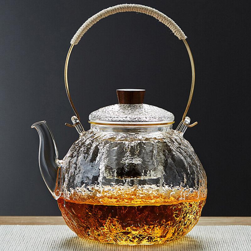 Glass steaming teapot | can be directly fired with open flame - Teas Story