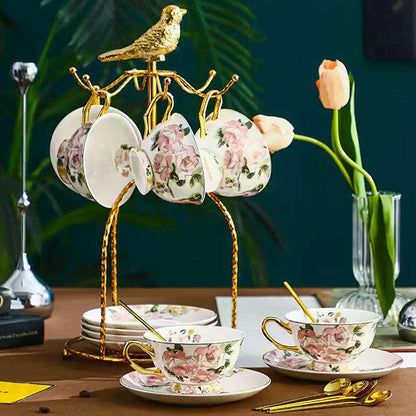 Ladies ceramic coffee set | exquisite afternoon tea set - Teas Story