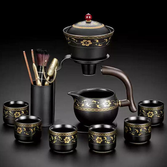 Ceramic Tea Set | Teapot Cup | Retro Tea Set | Automatic Tea Maker