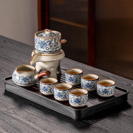 Ruyao automatic tea set | stone mill lazy tea brewing tool