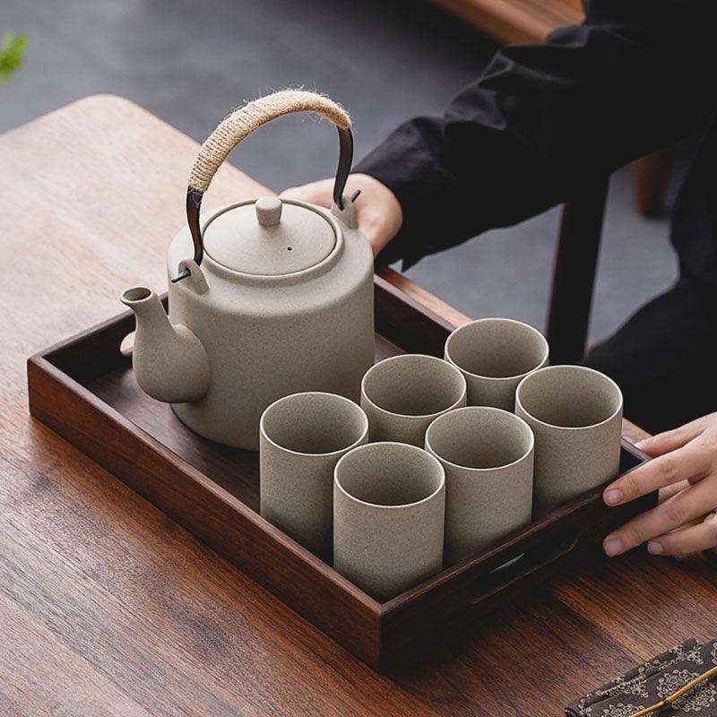 Vintage Ceramic Japanese Tea Set | Teapot Cup Set |Teapot With Infuser - Teas Story