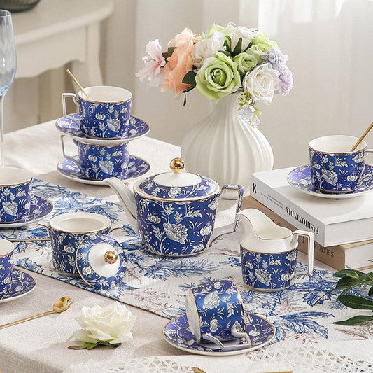 Exquisite Ceramic Tea Set | Coffee Cup Saucer Set | Ceramic Coffee Set