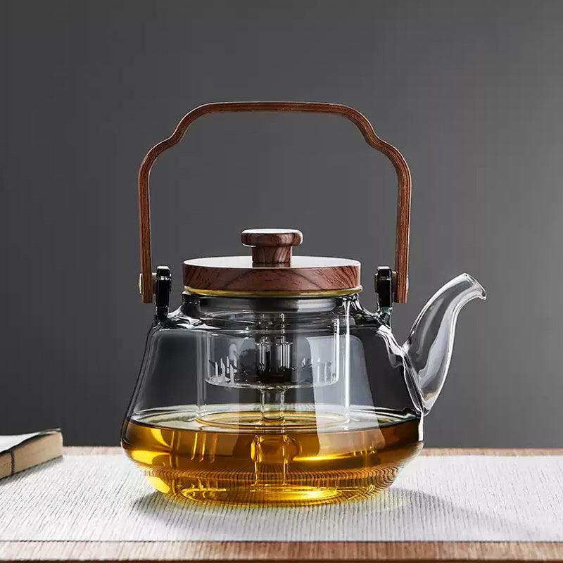 Glass Teapot | Steaming And Boiling Dual-Purpose Teapot | Retro teapot - Teas Story